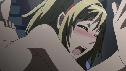 Хентай блондинка попросила своего друга накончать ей в киску