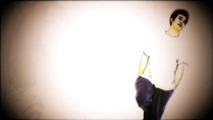 Татуированная телка с охренительной жопой скачет на члене парня